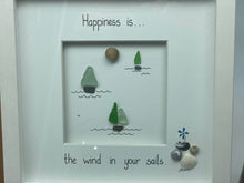 Load image into Gallery viewer, Wind in Your Sails, Pebble &amp; Glass Art