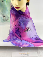 Load image into Gallery viewer, Tears of Joy, Hand Painted Silk Scarf