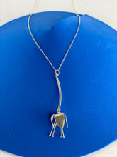 Load image into Gallery viewer, Sterling Silver Fuchsia Necklace